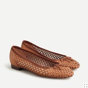 J. Crew Camel Kiki Ballet Flats, size 12, NIB